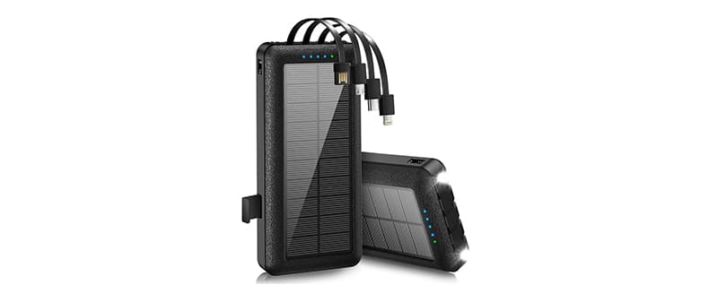 Powerbank With Built-in Solar Battery