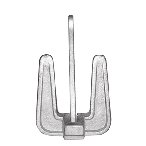 Hall style anchor in galvanized steel
