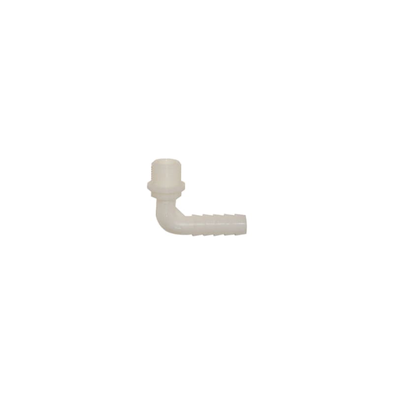 thumbnail image 2 of Smarald® 3/8" X 3/8" RO Water Filter Hose Connector – 90-Degree Elbow Fitting With Safety Clip For Aquarium, Fridge 2 of 5