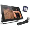 AXIOM 12 Touch avec sondeur 3D RealVision intégré, transducteur RV-100 et carte de téléchargement Navionics+ SMALL.
