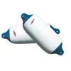 Inflatable Twin Eye Fender diameter 12 cm - White and Blue, Length, cm: 45, Diameter, cm: 12