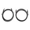 3 pole male to female cable 3,00 m (9.8') - 2 cables/box
