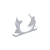 White Spring Clip - 15mm