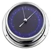 Chromed Brass Barometer with Blue Face - 120mm