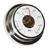 Polished Stainless Steel Barometer - 97mm