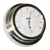 Polished Stainless Steel Thermo-hygrometer - 127mm