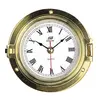 Polished Brass Clock - 140mm