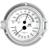 Chromed Matt Brass Thermo-hygrometer - 120mm
