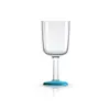 Wine Glass - Lagoon Blue Line
