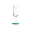 Champagne Flute - Lagoon Blue Line