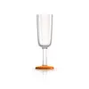 Champagne Flute - Orange Line
