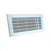 White Aluminum Return Air Grille with Filter - 400x250mm
