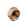 Brass Female Thread Cap - 1"1/4, Thread: 1"1/4