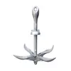 Galvanized Steel Grapnel Anchor - 4kg, Weight, kg: 4