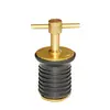 Chromed Brass Expanding T-handle Drain Plug - Ø25mm