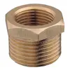 Brass Reducing Coupling M-F - 1" to 1/2", Thread: 1"-1/2"