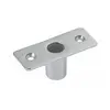 Chromed Brass Rowlock Socket - 12mm - 60x24mm