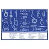 Self Adhesive Knots Table - 16x24cm