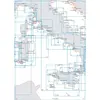 Nautical Chart - From the Ligurian Sea to the Tyrrhenian Sea Strait of Sicily