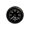 Tachometer with Hours Counter - 6000 RPM - Black, Color: Black