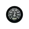 Tachometer with Hours Counter - 7000 RPM - 12V - Black, Color: Black