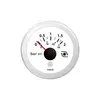 Turbocharger Pressure Gauge - White, Color: White