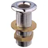 Chromed Brass Through-hull - 3" x 158mm, Thread: 3"