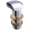 Chromed Brass Scupper - 1"1/4, Thread: 1"1/4