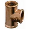 Bronze T-joint - 1", Thread: F1"