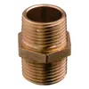 Bronze Nipple M-M - 1/4", Thread: 1/4"
