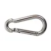 AISI 316 Carabiner with Asymmetric Opening - diameter 10mm, Diameter, mm: 10