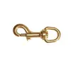 Brass Carabiner with Swivel Eye - 90mm, Length, mm: 90