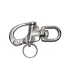 AISI 316 Snap Shackle with Swivel Eye - 70mm, Length, mm: 70