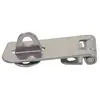 Small hasp and staple with padlock eye