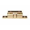 Polished brass Snap-in latch