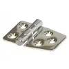 Mirror Polished S.S. Reversed Hinge - 59x40mm, Model: Reversed