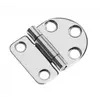 Mirror Polished S.S. Reversed Hinge - 40x30mm, Model: Reversed