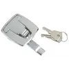 Flush Hatch Lock with Key - 53x60mm, Model: With key