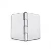 S.S. Hinge with cover and center barrel - 74x75mm