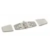 S.S. Hinge with cover - 76x37mm