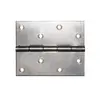 Mirror Polished S.S. Butt Hinge - 100x100mm, Dimensions, mm: 100x100