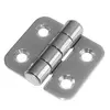 Mirror polished S.S. hinge - 38x42mm