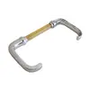 Handle in chromed brass - 70x25mm