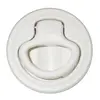 Hatch latch in white ABS - diameter 61mm