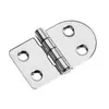 Mirror polished S.S. hinge - 67x40mm
