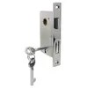 Escutcheon in chromed brass - 120x25mm