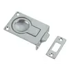 Flush door latch - 57x40mm