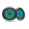Fusion® EL Series Sports Marine Speaker 6.5" with RGB LED Lighting - 80-Watt - Gray