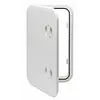 White Inspection Hatch - 357x606mm, Color: White
