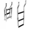 Boarding Ladder - 3 Steps in Black Plastic, Model: Inox steps